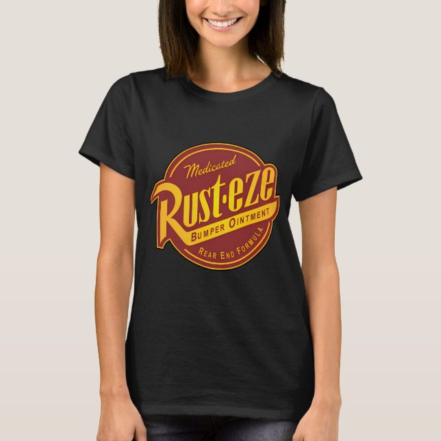Camiseta Pomada para Pára-choque Medicada Rust-Eze (Frente)