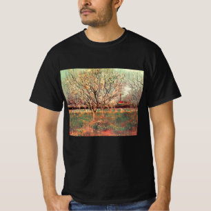 Camiseta Pomar em Flor, Árvores de Ameixa por Vincent van G