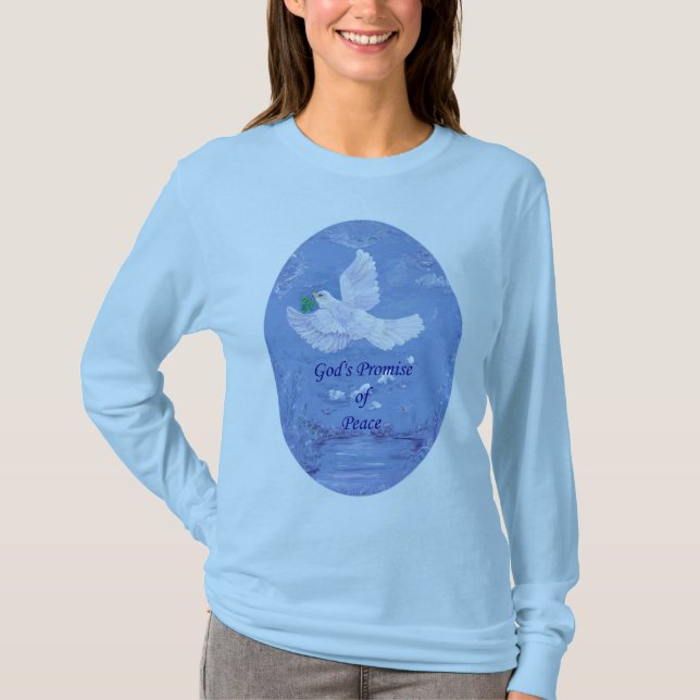 Camiseta Pomba com ramo de oliveira (Frente)