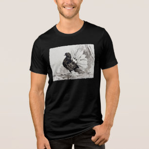 Camiseta Pomba Fantail Indiana Fêmea