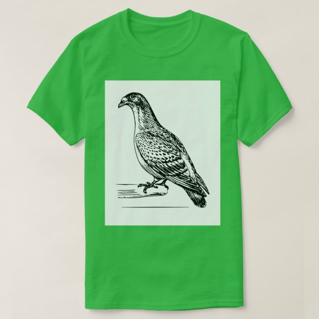 Camiseta Pombo 105 (Frente do Design)