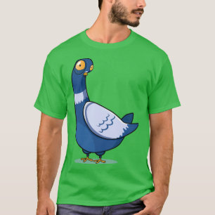 Camiseta Pombo assustado