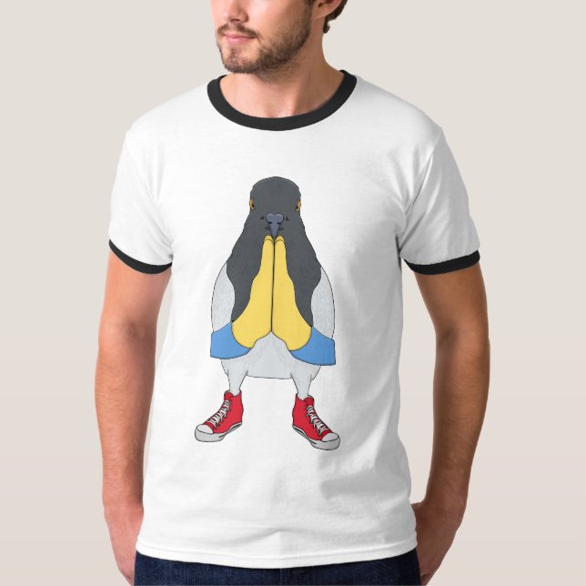 Camiseta Pombo com Sapatos (Frente)