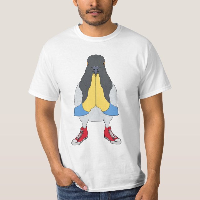 Camiseta Pombo com Sapatos (Frente)
