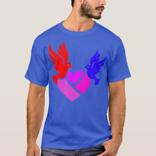 Camiseta pombo-coração 2