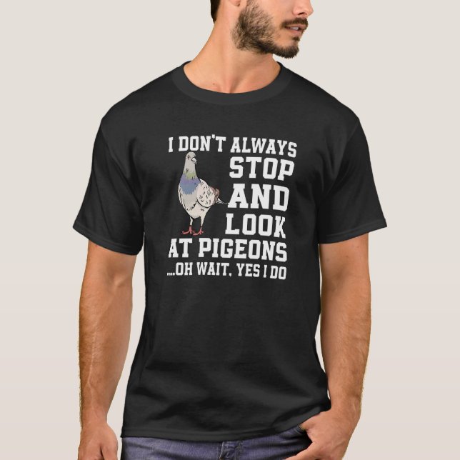 Camiseta Pombo Dizendo Doença E Pássaro (Frente)