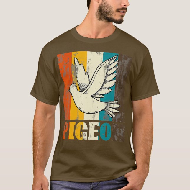 Camiseta Pombo Em Distância (Frente)