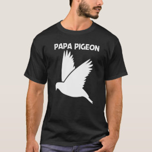 Camiseta Pombo Legal Para Homens Pai Pombo-Roca Ave Pet
