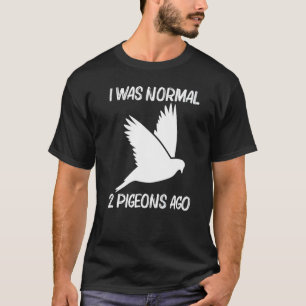 Camiseta Pombo legal Para Homens Pássaros De Pássaro