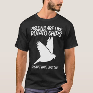 Camiseta Pombo legal Para Homens Pássaros De Pássaro