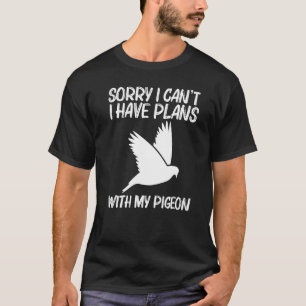 Camiseta Pombo legal Para Homens Pássaros De Pedra Pedra Pe