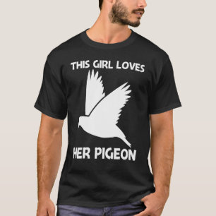 Camiseta Pombo legal Para Raparigas Crianças Rock Dove Pet