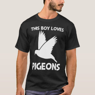 Camiseta Pombo legal Para Rapazes, Pássaro-do-pássaro-do-ro