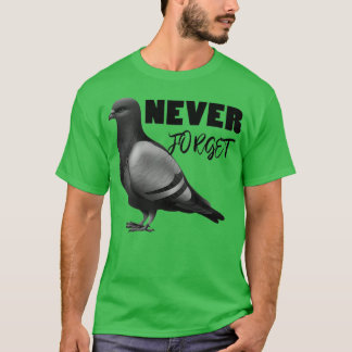 Camiseta pombo-passageiro Nunca se esqueça dos Ts 4