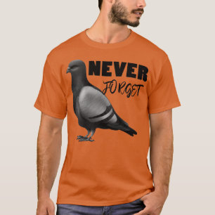 Camiseta pombo-passageiro Nunca se esqueça dos Ts 6