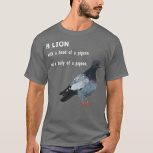 Camiseta Pombo-pomba como Leão 1