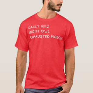 Camiseta Pombo-pomba-de-cabeça-seca
