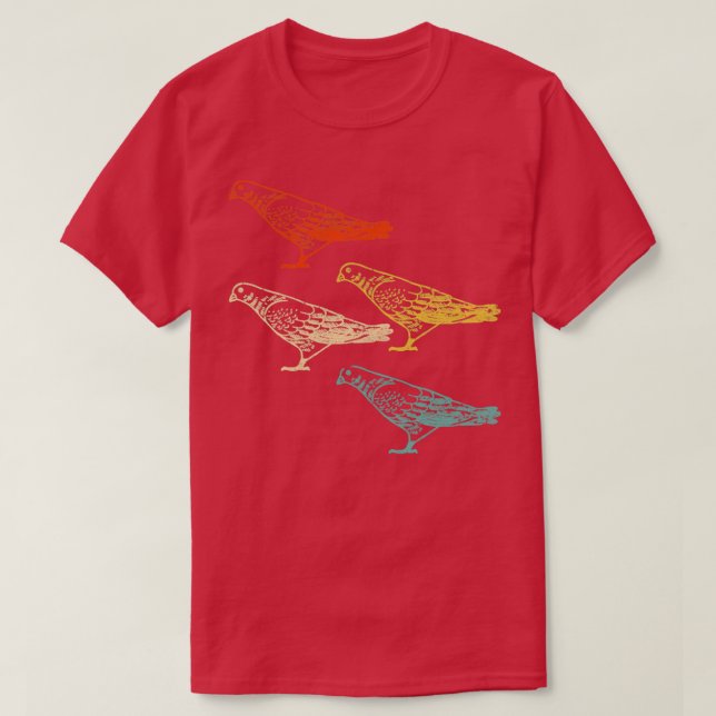 Camiseta Pombo-pombo (Frente do Design)