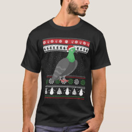 Camiseta Pombo - Pombo de Natal - Natal Feio