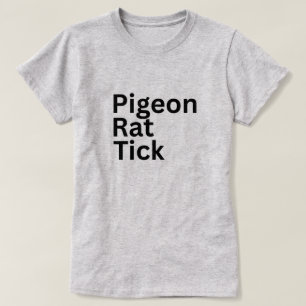 Camiseta Pombo Rato Carrapato PRT