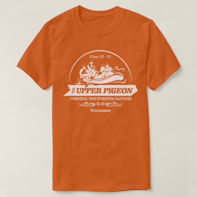 Camiseta Pombo Superior (rafting2) (Frente do Design)