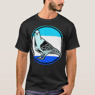 Camiseta Pombo T Shirt Blue Flag
