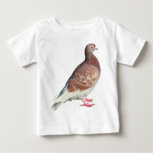 Camiseta Pombo Vermelho (isolado)