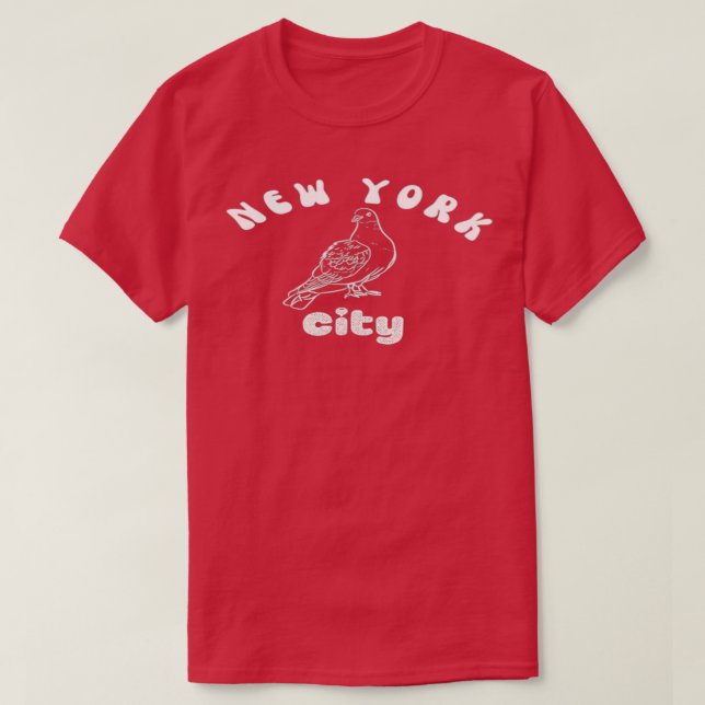 Camiseta pombo wnyc 1 (Frente do Design)