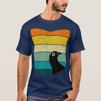 Camiseta Pombos De Estilo De Vintage Retro De Portas Bonita