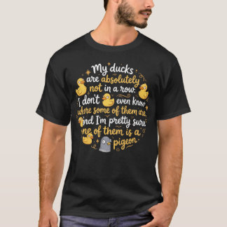 Camiseta Pombos Engraçados Não Em Fila Ave
