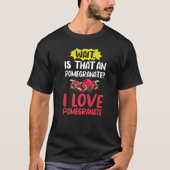 Camiseta Pomegranato Juice Seeds Fruta Flower Plant (Frente)
