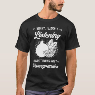 Camiseta Pomegranato Juice Seeds Fruta Flower Plant 4