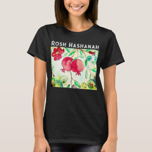 Camiseta Pomegranato Rosh Hashanah Fruta Shana Tova