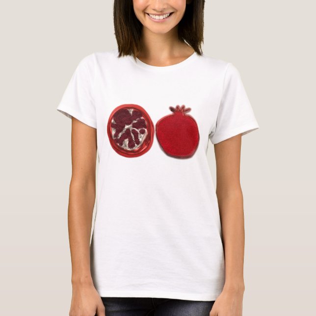 Camiseta Pomegranatos-cinzentos (Frente)