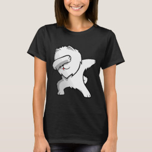 Camiseta Pomerânia Branca de Dabbing