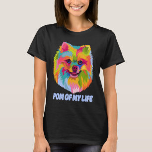 Camiseta Pomerânia da Minha Vida Pomerânia Humor Pom Pom Ca