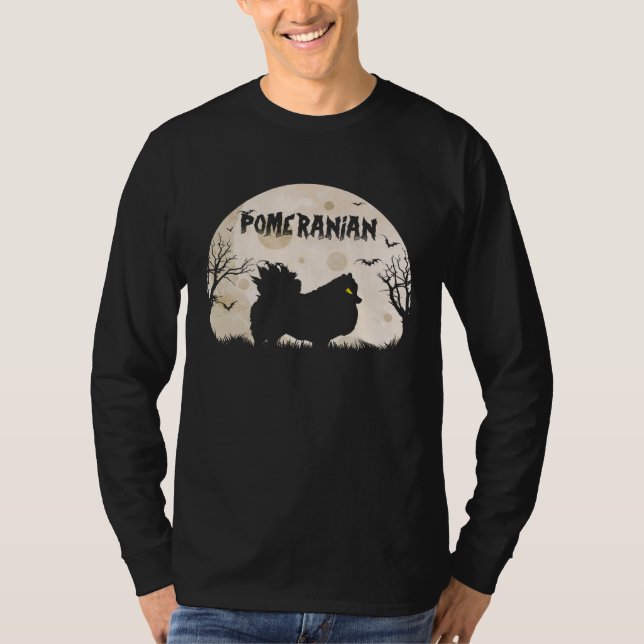 Camiseta Pomerânia Horror de Halloween (Frente)