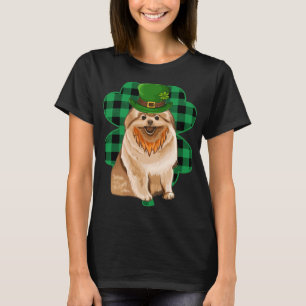 Camiseta Pomerânia Leprechaun Dia de São Patrício Lucky Clo