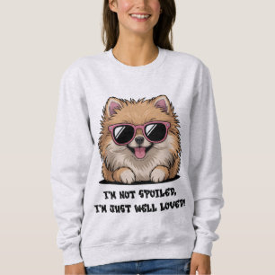Camiseta Pomerânia Não Estou Estragada Bem Amada Amante de
