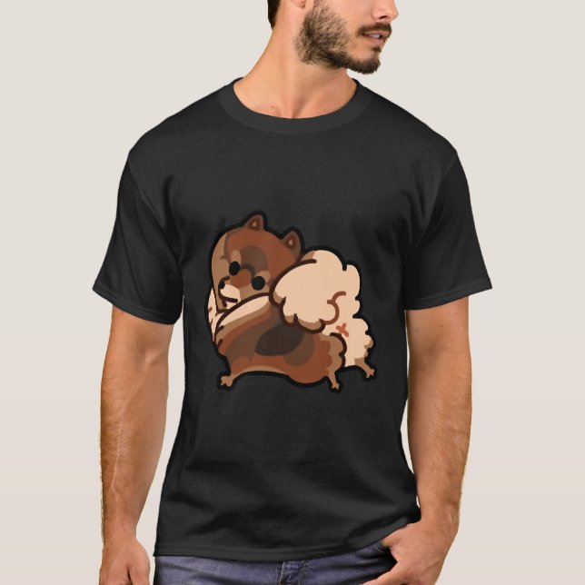 Camiseta Pomerânia Sable (Frente)