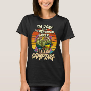 Camiseta Pomeraniano E Vintagem De Campanha
