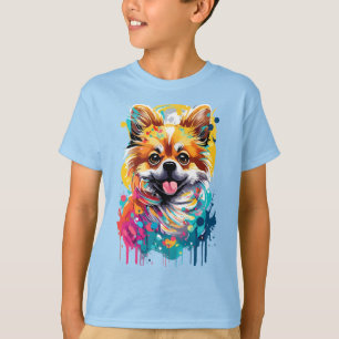Camiseta Pomerano-Cachorro-Pomeraniano - Pom Pom Pom Pom