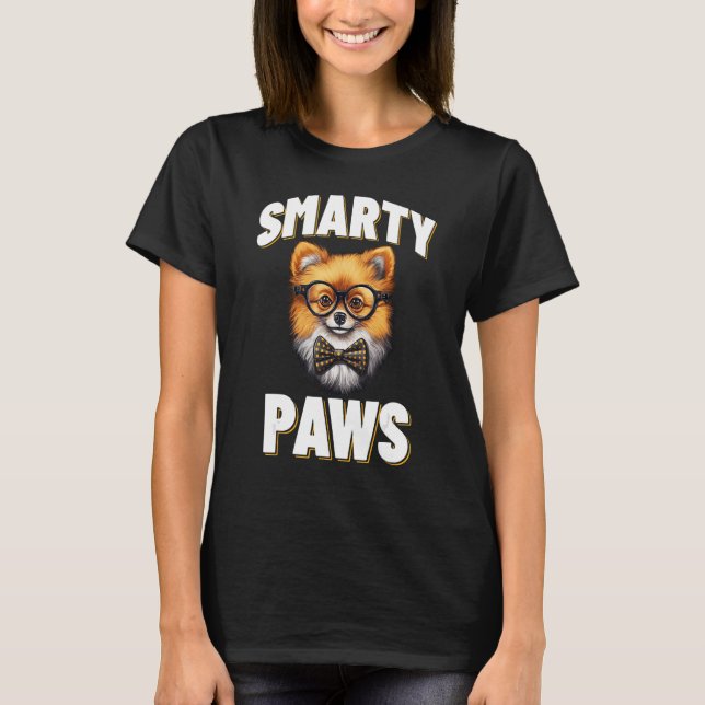 Camiseta Pomerano inteligente (Frente)