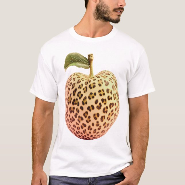 Camiseta Pomme Léopard – Leopard Apple (Frente)