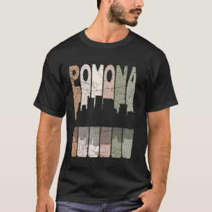 Camiseta Pomona Vintage Pomona Califórnia Retro Pomona Céu