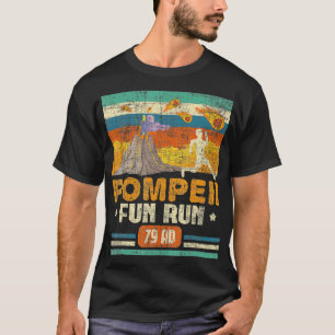 Camiseta Pompeii Divertimento Corre Geografia Vulcanolo