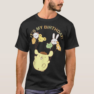 Camiseta Pompompurin É Meu Aniversário