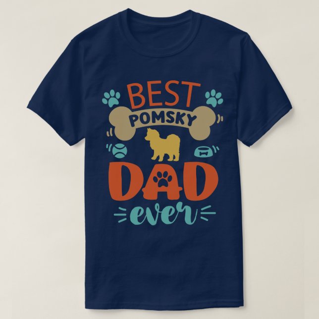 Camiseta Pomsky (Frente do Design)