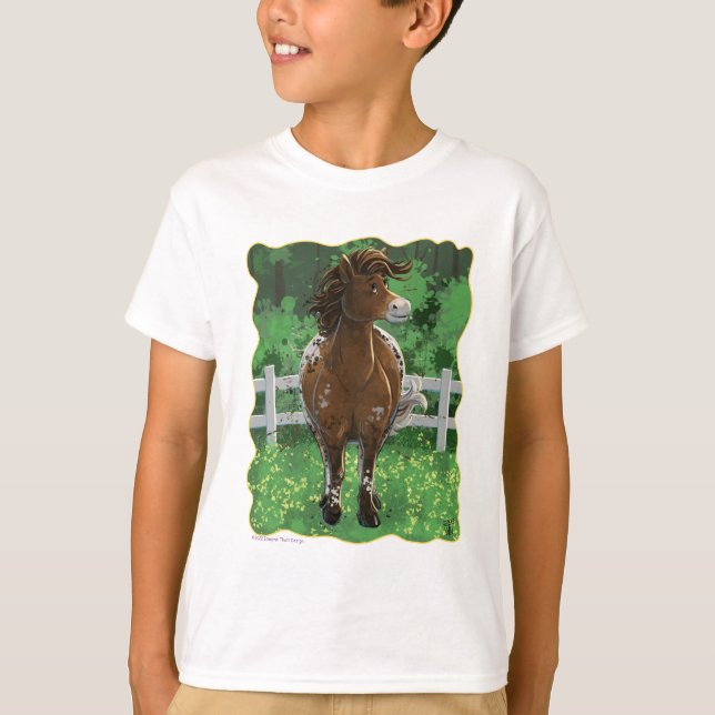 Camiseta Pônea Pintada de Appaloosa (Frente)