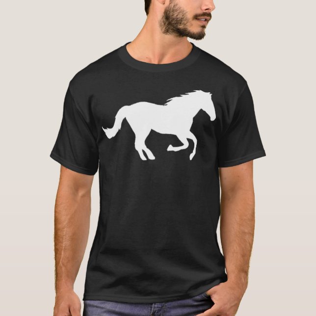 Camiseta pônei de rádio a cavalo (Frente)